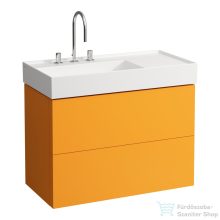   Laufen Kartell By Laufen 88x45 cm-es alsószekrény két fiókkal H810338 mosdóhoz,Ochre brown H4076180336431