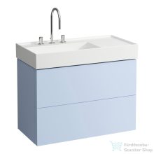  Laufen Kartell By Laufen 88x45 cm-es alsószekrény két fiókkal H810338 mosdóhoz,Grey blue H4076180336451