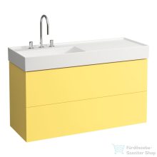   Laufen Kartell 118 cm széles két fiókos alsószekrény 813332 mosdóhoz,Mustard Yellow H4076480336441