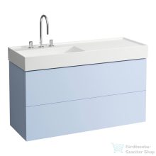   Laufen Kartell 118 cm széles két fiókos alsószekrény 813332 mosdóhoz,Grey Blue H4076480336451