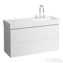   Laufen Kartell By Laufen 118,8x45 cm-es alsószekrény két fiókkal H813333 mosdóhoz,matt fehér H4076490336401