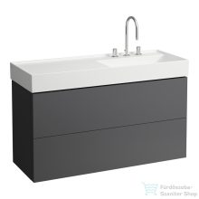   Laufen Kartell By Laufen 118,8x45 cm-es alsószekrény két fiókkal H813333 mosdóhoz,pala szürke H4076490336421