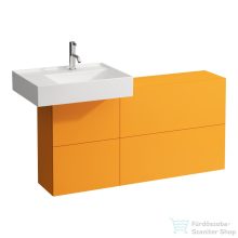   Laufen Kartell By Laufen 120x27 cm-es alsószekrény 1 nyíló,2 bukó ajtóval H810335,H810338,H810339,H812332,H815331 mosdókhoz,ochre brown H4082910336431