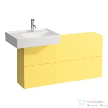   Laufen Kartell By Laufen 120x27 cm-es alsószekrény 1 nyíló,2 bukó ajtóval H810335,H810338,H810339,H812332,H815331 mosdókhoz,mustard yellow H4082910336441