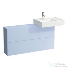   Laufen Kartell By Laufen 120x27 cm-es alsószekrény 1 nyíló,2 bukó ajtóval H810335,H810338,H810332,H815331 mosdókhoz,grey blue H4082920336451
