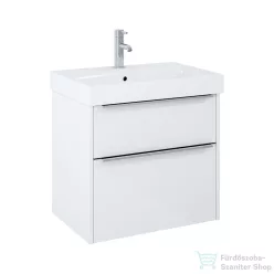   Jika PURE 60x41,8 cm-es 2 fiókos alsószekrény és mosdó kombináció csaptelep nélkül, fényes fehér H40B2324025002