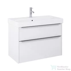   Jika PURE 80x41,8 cm-es 2 fiókos alsószekrény és mosdó kombináció csaptelep nélkül, fényes fehér H40B2344025002