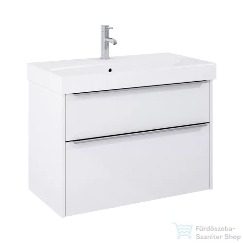 Jika PURE 80x41,8 cm-es 2 fiókos alsószekrény és mosdó kombináció csaptelep nélkül, fényes fehér H40B2344025002