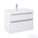 Jika PURE 80x41,8 cm-es 2 fiókos alsószekrény és mosdó kombináció csaptelep nélkül, fényes fehér H40B2344025002