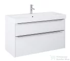 Jika PURE 100x41,8 cm-es 2 fiókos alsószekrény és mosdó kombináció csaptelep nélkül, fényes fehér H40B2364025002