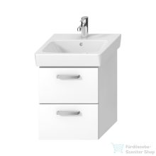   Jika LYRA PLUS VIVA 43,9x40,1 cm-es, 2 fiókos fali mosdótartó szekrény mosdó nélkül, matt/selyemfényű fehér H40J3824023001