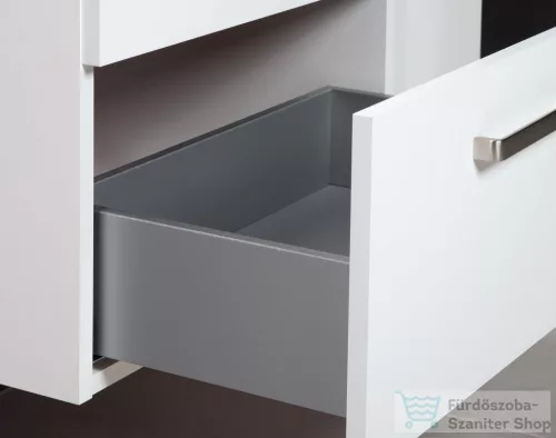 Jika LYRA PLUS VIVA 43,9x40,1 cm-es, 2 fiókos fali mosdótartó szekrény mosdó nélkül, matt/selyemfényű fehér H40J3824023001