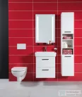 Jika LYRA PLUS VIVA 43,9x40,1 cm-es, 2 fiókos fali mosdótartó szekrény mosdó nélkül, matt/selyemfényű fehér H40J3824023001
