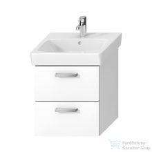   Jika LYRA PLUS VIVA 49,1x41,6 cm-es, 2 fiókos fali mosdótartó szekrény mosdó nélkül, matt/selyemfényű fehér H40J3834023001