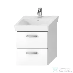   Jika LYRA PLUS VIVA 49,1x41,6 cm-es, 2 fiókos fali mosdótartó szekrény mosdó nélkül, matt/selyemfényű fehér H40J3834023001