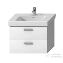   Jika LYRA PLUS VIVA 73,9x41,6 cm-es, 2 fiókos fali mosdótartó szekrény mosdó nélkül, matt/selyemfényű fehér H40J3864023001