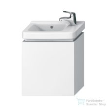   Jika CUBITO 44x24,1 cm-es, bukó ajtós fali mosdótartó szekrény H811424 mosdóhoz, fényes/matt fehér H40J4201005001