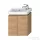 Jika CUBITO 44x24,1 cm-es, 2 ajtós fali mosdótartó szekrény H811424 mosdóhoz, tölgy H40J4202005191