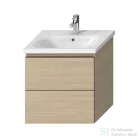 Jika MIO N 57x44,8 cm-es, 2 fiókos fali mosdótartó szekrény H812713XXX mosdóhoz, kőris H40J7144013421