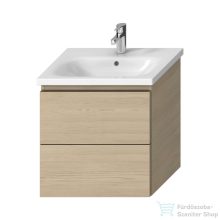   Jika MIO N 57x44,8 cm-es, 2 fiókos fali mosdótartó szekrény H812713XXX mosdóhoz, kőris H40J7144013421
