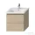 Jika MIO N 57x44,8 cm-es, 2 fiókos fali mosdótartó szekrény H812713XXX mosdóhoz, kőris H40J7144013421
