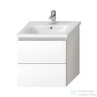 Jika MIO N 57x44,8 cm-es, 2 fiókos fali mosdótartó szekrény H812713XXX mosdóhoz, fényes/matt fehér H40J7144015001