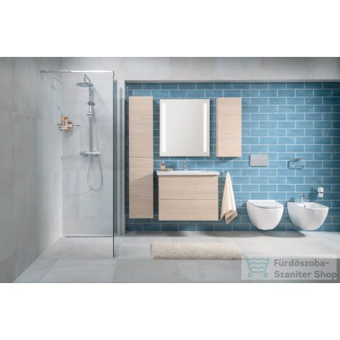 Jika MIO N 96x44,8 cm-es, 2 fiókos fali mosdótartó szekrény H814713XXX mosdóhoz, kőris H40J7174013421