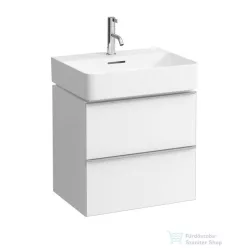   Laufen Val alsószekrény két fiókkal 810282 tip. mosdóhoz, matt fehér H4101221601001 ( 410122 )