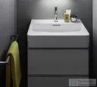 Laufen Val alsószekrény két fiókkal 810283 tip. mosdóhoz, matt fehér H4101421601001 ( 410142 )