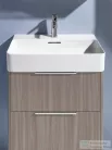 Laufen Val alsószekrény két fiókkal 810283 tip. mosdóhoz, világos dió H4101421601011 ( 410142 )