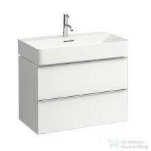   Laufen Val alsószekrény két fiókkal 810285 tip. mosdóhoz, matt fehér H4101821601001 ( 410182 )