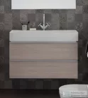 Laufen Val alsószekrény két fiókkal 810287 tip. mosdóhoz, világos dió H4102021601011 ( 410202 )