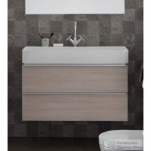   Laufen Val alsószekrény két fiókkal 810287 tip. mosdóhoz, világos dió H4102021601011 ( 410202 )