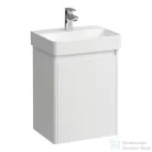 Laufen BASE 2.0 42x32 cm-es, 1 ajtós fali mosdótartó szekrény PRO S H815961 mosdóhoz, balos, matt fehér H4112211082601