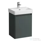 Laufen BASE 2.0 42x32 cm-es, 1 ajtós fali mosdótartó szekrény PRO S H815961 mosdóhoz, balos, traffic grey H4112211082661