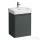 Laufen BASE 2.0 42x32 cm-es, 1 ajtós fali mosdótartó szekrény PRO S H815961 mosdóhoz, balos, traffic grey H4112211082661