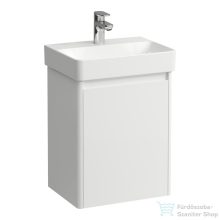   Laufen BASE 2.0 42x32 cm-es, 1 ajtós fali mosdótartó szekrény PRO S H815961 mosdóhoz, jobbos, fényes fehér H4112221082611