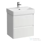 Laufen BASE 2.0 52x36 cm-es, 2 fiókos fali mosdótartó szekrény  PRO S H818958 mosdóhoz, matt fehér H4112521082601