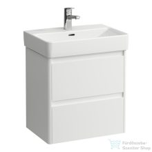   Laufen BASE 2.0 52x36 cm-es, 2 fiókos fali mosdótartó szekrény  PRO S H818958 mosdóhoz, matt fehér H4112521082601
