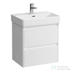   Laufen BASE 2.0 52x36 cm-es, 2 fiókos fali mosdótartó szekrény  PRO S H818958 mosdóhoz, fényes fehér H4112521082611
