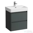 Laufen BASE 2.0 52x36 cm-es, 2 fiókos fali mosdótartó szekrény  PRO S H818958 mosdóhoz, traffic grey H4112521082661