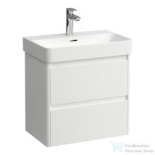   Laufen BASE 2.0 57x36 cm-es, 2 fiókos fali mosdótartó szekrény PRO S H818959 / PRO X H818863 mosdóhoz, matt fehér H4112621082601