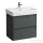 Laufen BASE 2.0 57x36 cm-es, 2 fiókos fali mosdótartó szekrény PRO S H818959 / PRO X H818863 mosdóhoz, traffic grey H4112621082661