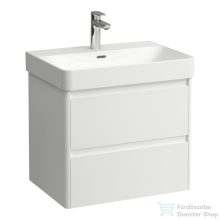   Laufen BASE 2.0 62x44,5 cm-es, 2 fiókos fali mosdótartó szekrény PRO S H810964 / PRO X 810864 mosdóhoz, matt fehér H4112821082601