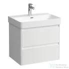 Laufen BASE 2.0 62x44,5 cm-es, 2 fiókos fali mosdótartó szekrény PRO S H810964 / PRO X 810864 mosdóhoz, fényes fehér H4112821082611