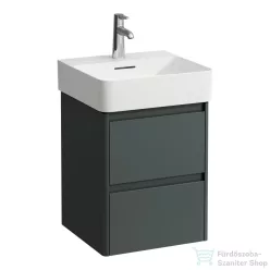   Laufen BASE 2.0 42x40 cm-es, 2 fiókos fali mosdótartó szekrény VAL H815281 mosdóhoz, traffic grey H4113521082661