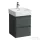 Laufen BASE 2.0 42x40 cm-es, 2 fiókos fali mosdótartó szekrény VAL H815281 mosdóhoz, traffic grey H4113521082661