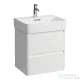 Laufen BASE 2.0 52x40 cm-es, 2 fiókos fali mosdótartó szekrény  VAL H810282 mosdóhoz, matt fehér H4113621082601