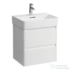 Laufen BASE 2.0 52x40 cm-es, 2 fiókos fali mosdótartó szekrény  VAL H810282 mosdóhoz, fényes fehér H4113621082611