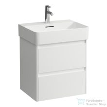   Laufen BASE 2.0 52x40 cm-es, 2 fiókos fali mosdótartó szekrény  VAL H810282 mosdóhoz, fényes fehér H4113621082611